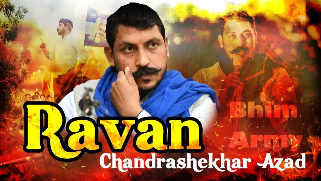Chandrashekhar Azad Ravan poster with his nickname