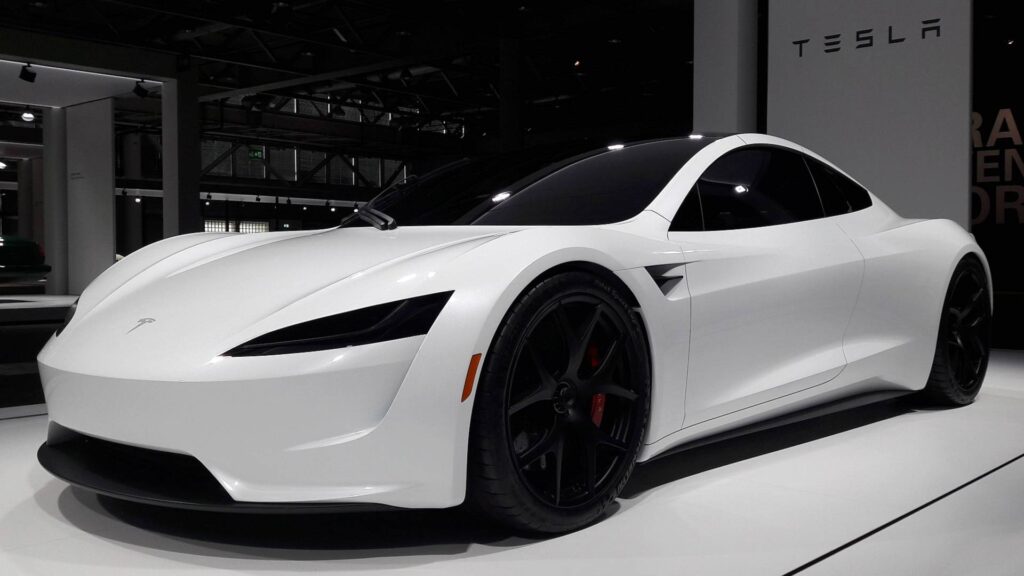 Larry Page Car Tesla Electric Roadster