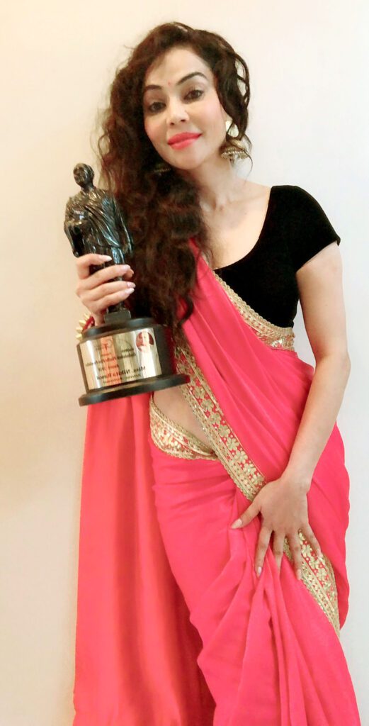 Nikita Rawal received Dada Sahab Phalke award