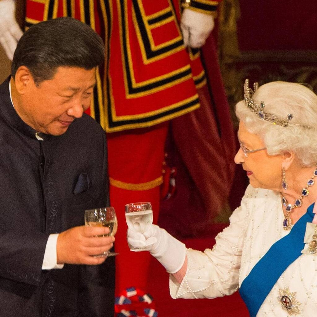 Xi Jinping meet Elizabeth II