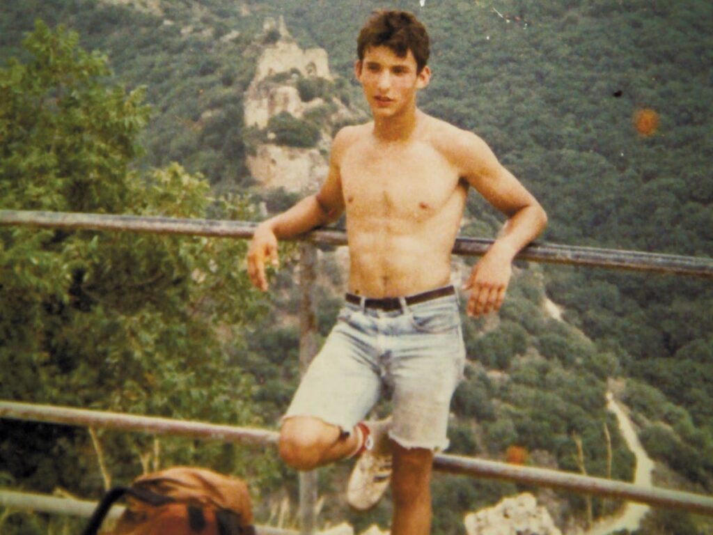 Naftali Bennett in his teenage