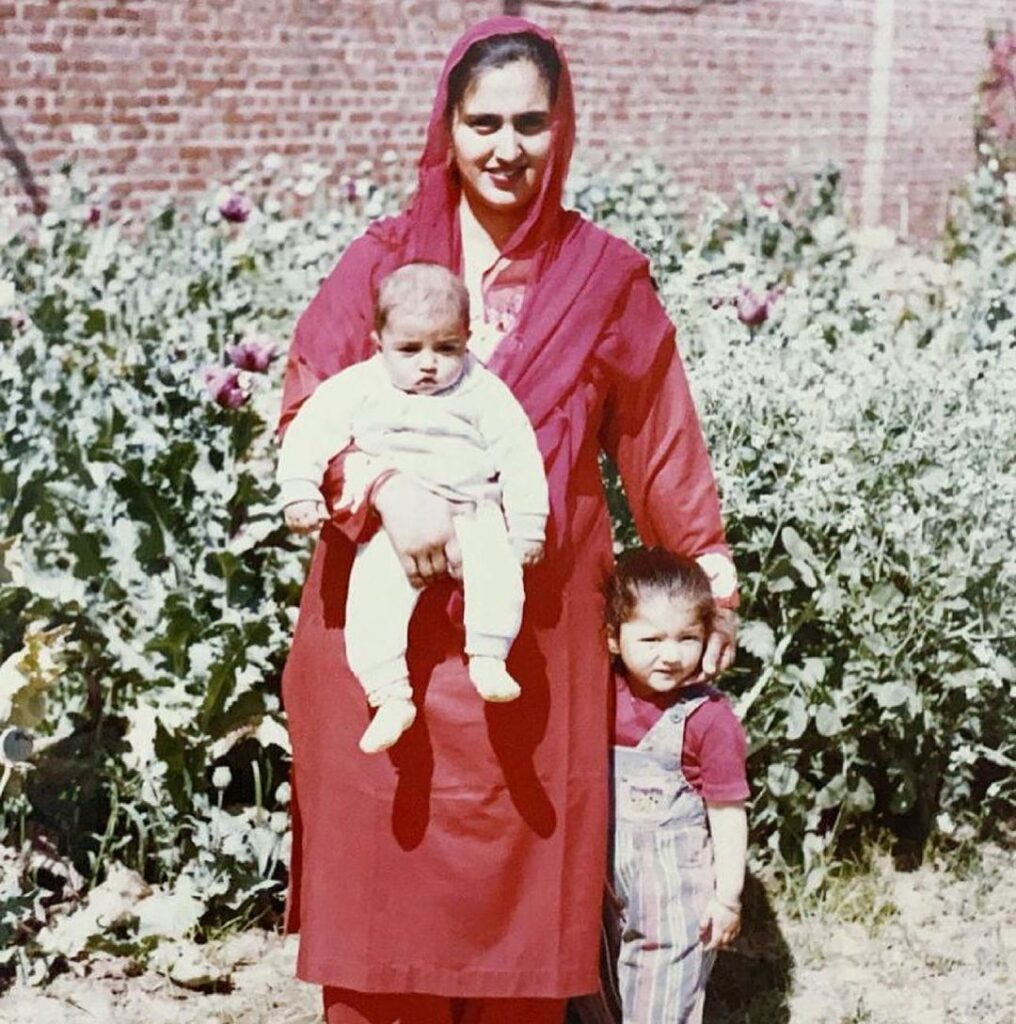 Mehreen Kaur Pirzada childhood image