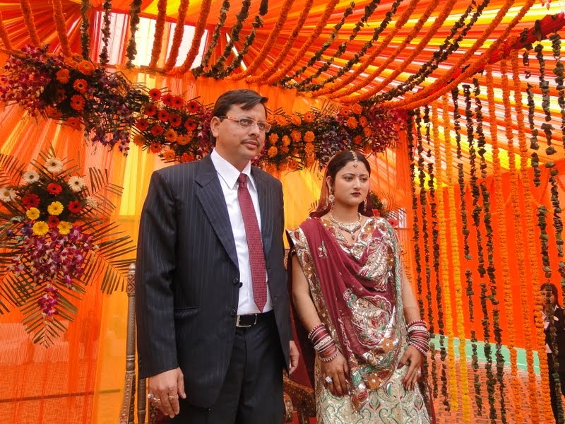 Pushkar Singh Dhami wedding photo