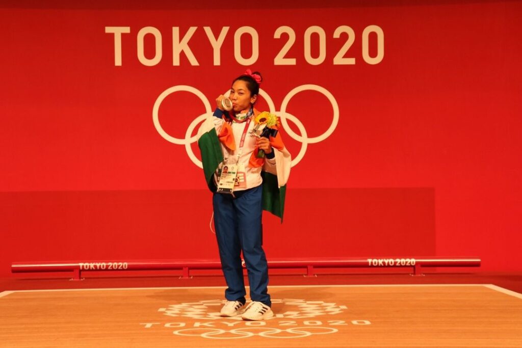 Saikhom Mirabai Chanu won silver medal at Tokyo Olympics 2020