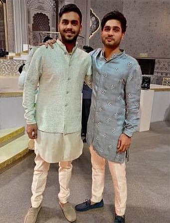 Jai Anmol Ambani with his brother Jai Anshul Ambani