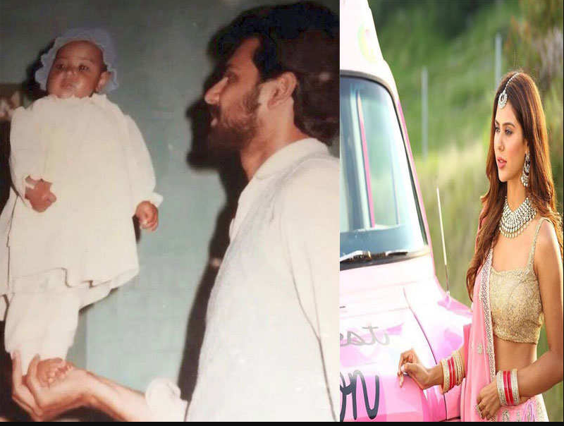 sonam bajwa childhood and current photo