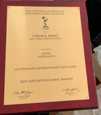 Cheslie nominated for the Daytime Emmy Award