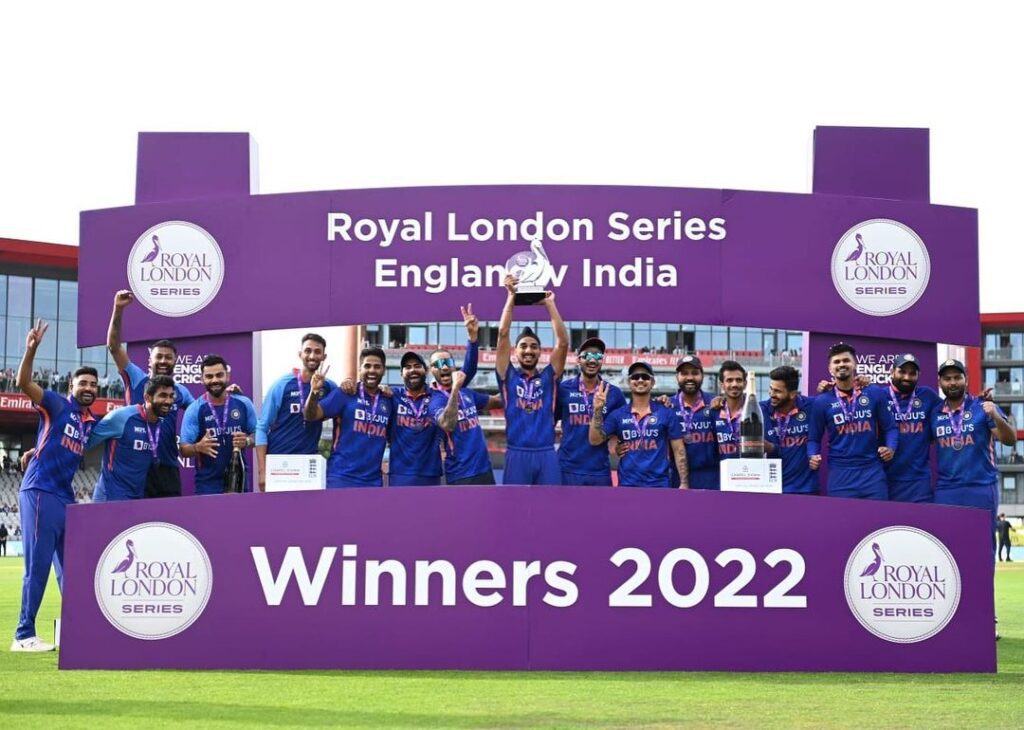 After winning victory of Royal London Series in England 2022