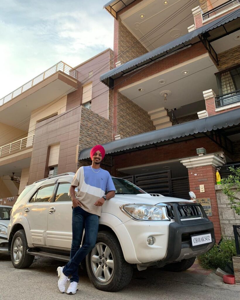 Arshdeep Singh outside his house