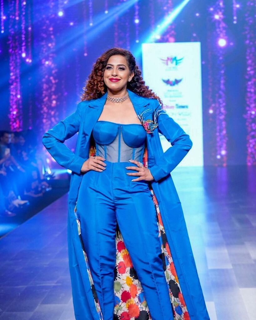 Kamiya Jani ramp as a showstopper at Bombay Times Fashion Week for UNIMO - Universe of Moms
