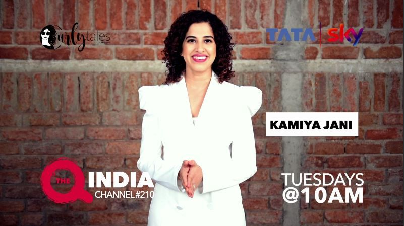 Kamiya Jani show Curly Tales on the channel The Q India