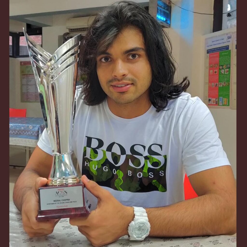 Neera Chopra awarded by Sportstar ACES Award- Sportsman of the Decade