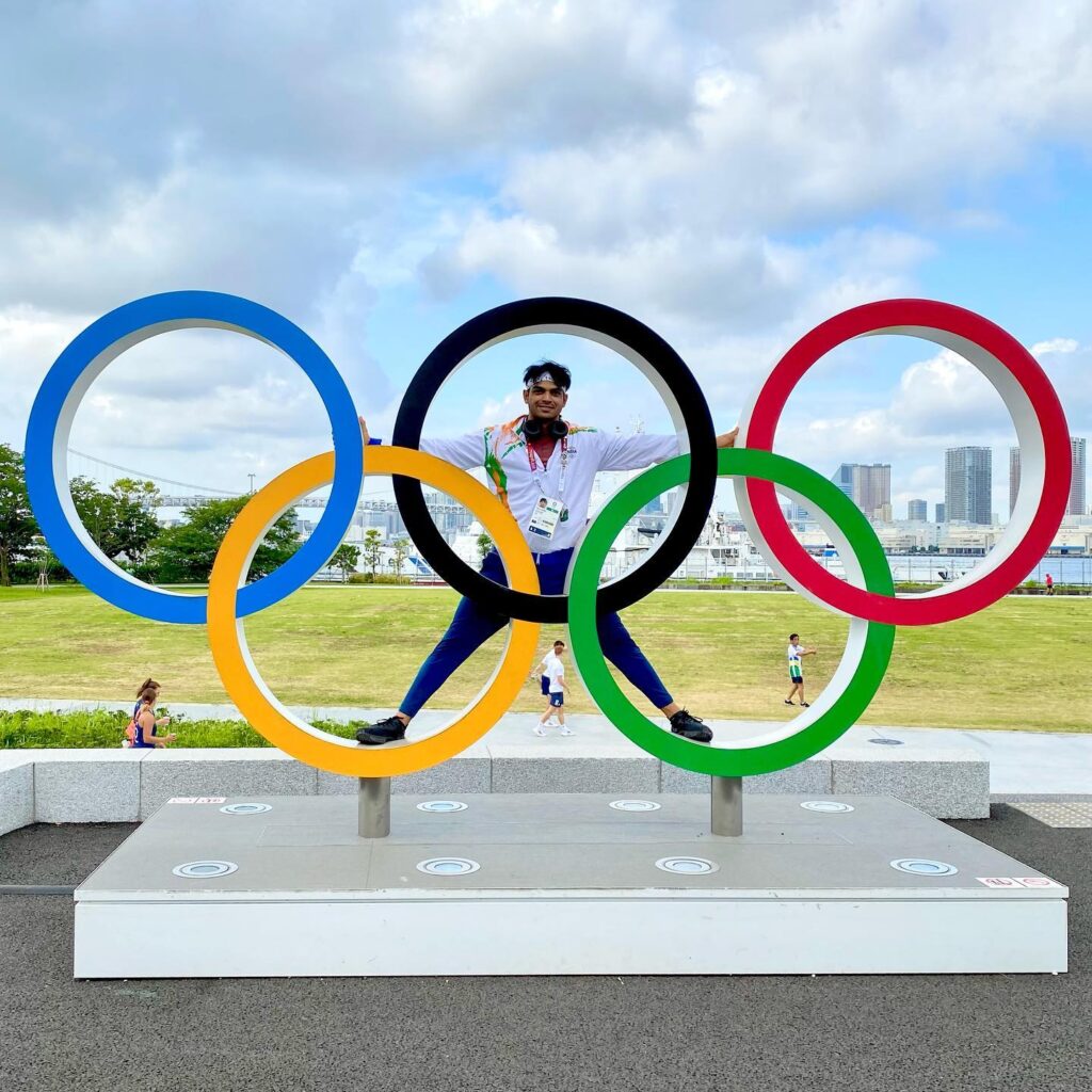 Neeraj Chopra congratulates Olympic Day on his Instagram