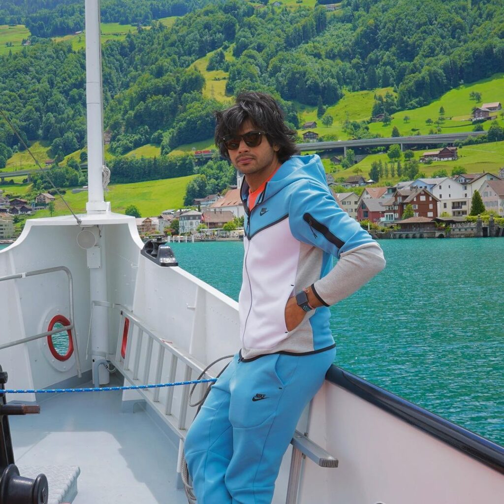 Neeraj Chopra in Switzerland