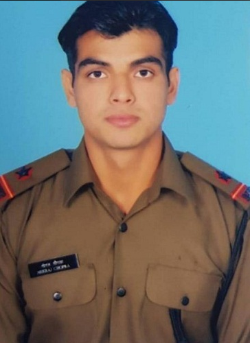 Subedar Neeraj Chopra is in uniform