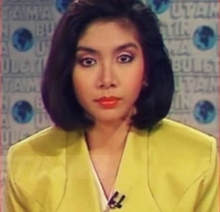 Zalina Azman old pic of TV3 reporting