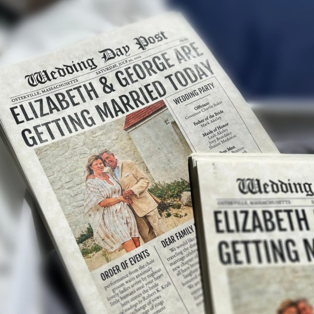 George wedding ceremony news post in Wedding Day Post