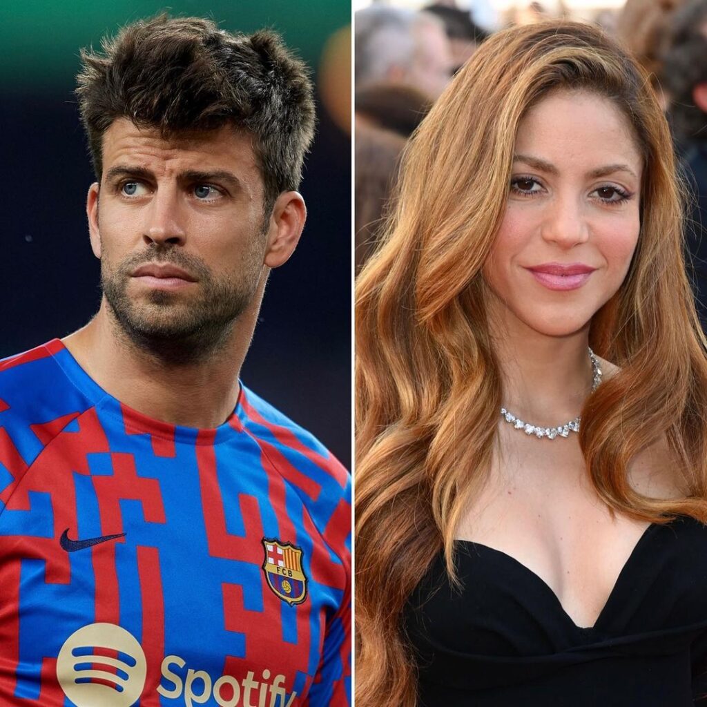 Gerard Pique. and Shakira separated