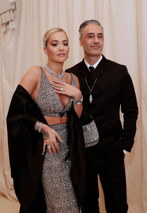 Rita Ora with husband Taika Waititi
