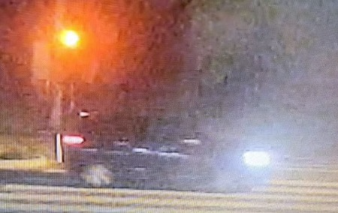 CCTV footage of SUV car