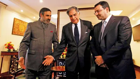 Mistry with Ratan Tata