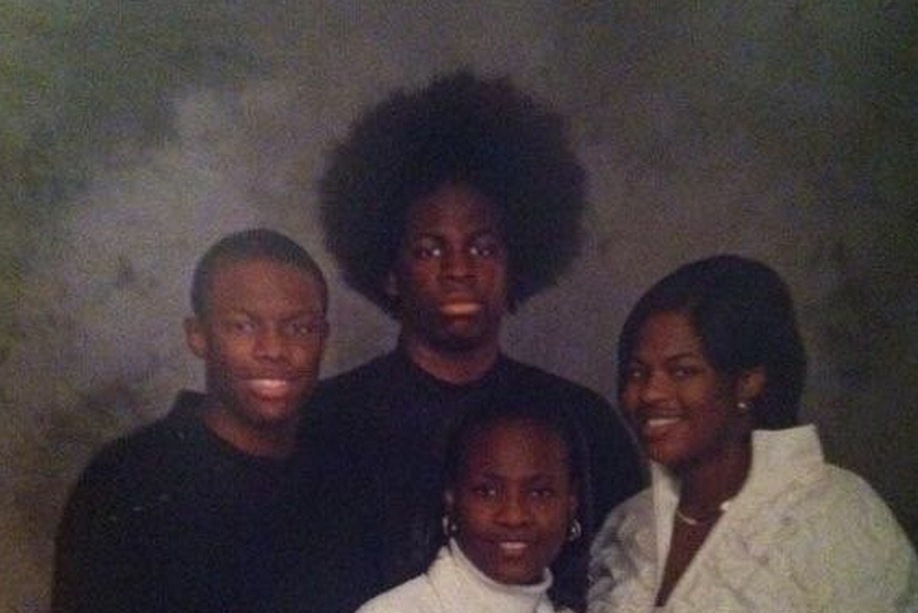 Draymond with siblings