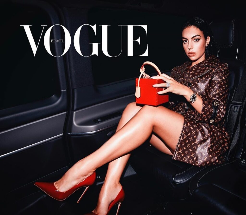 Georgina in Vogue magazine