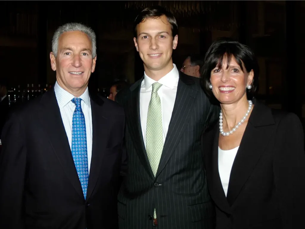 Jared Kushner with his father and mother