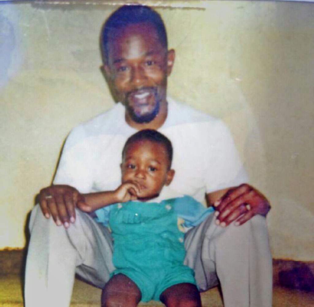 John Wall childhood photo with his father