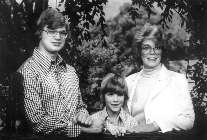 Joyce with her sons David Dahmer and Jeffrey Dahmer