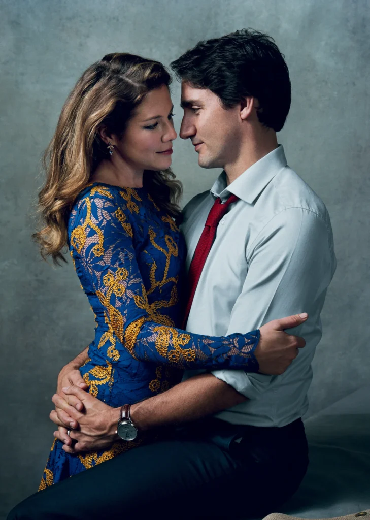 Justin Trudeau with wife Sophie Trudeau