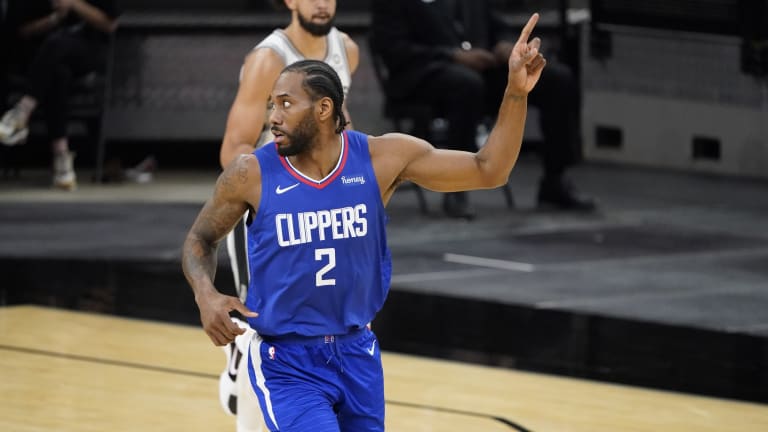 Kawhi wears jersey number 2 for Clippers