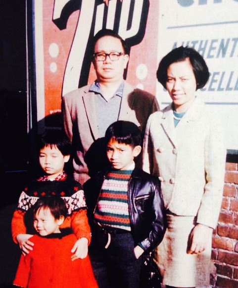 Ken childhood image with his parents