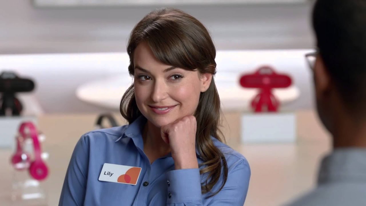 Milana Vayntrub In AT&T Commercial.
