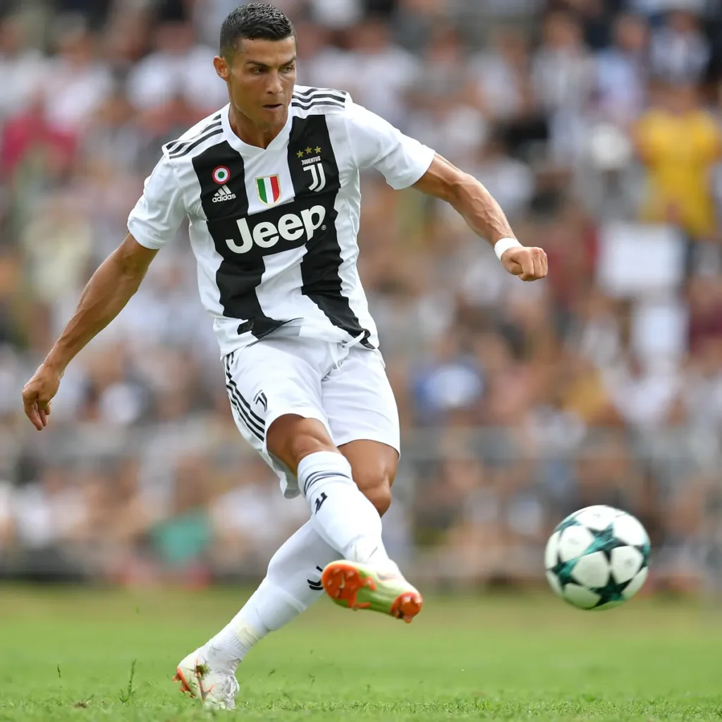 Cristiano played for Juventus