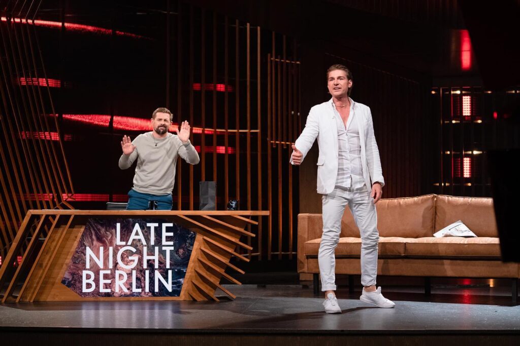 Jeremy appeared in the Late Night Berlin show