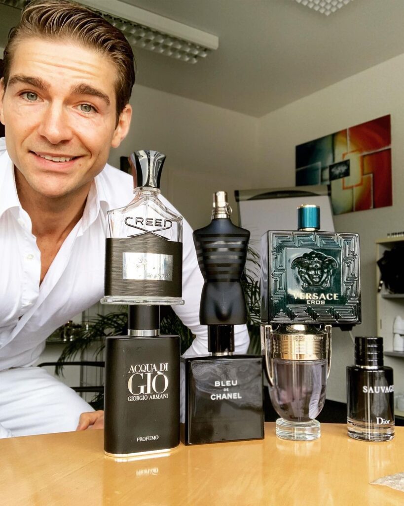 Jeremy influence different types of brand perfumes