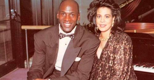 Juanita Vanoy with Michael Jordan