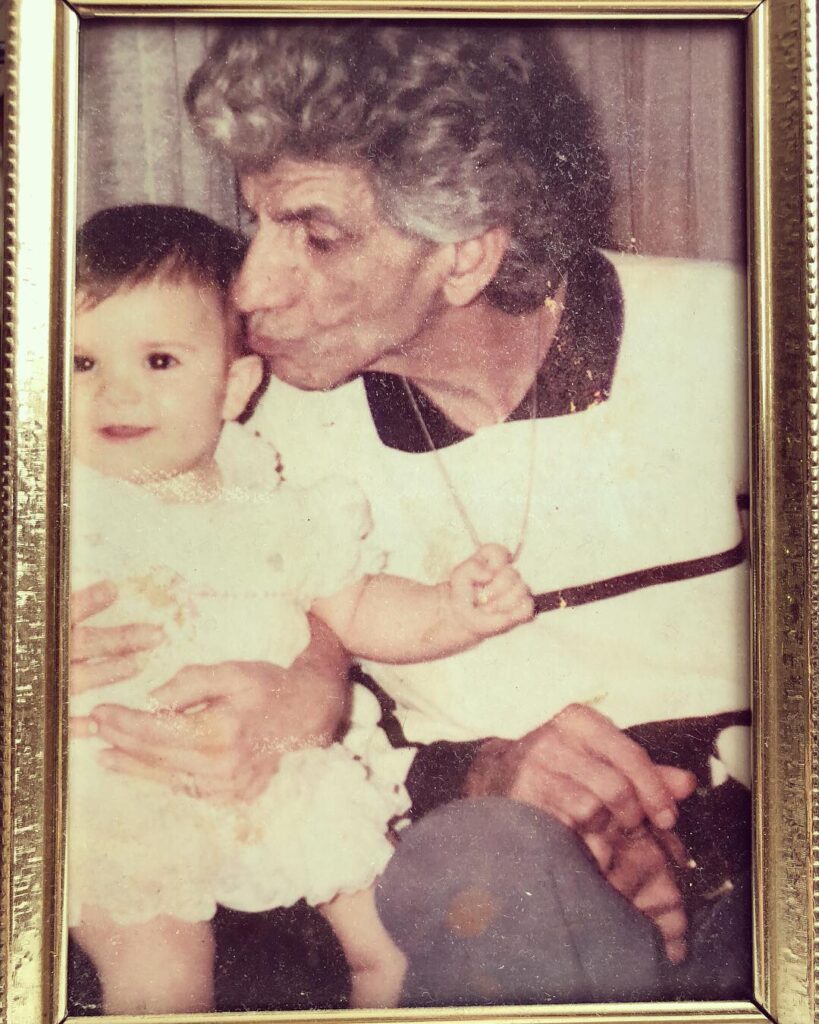 Lauren with her grandfather