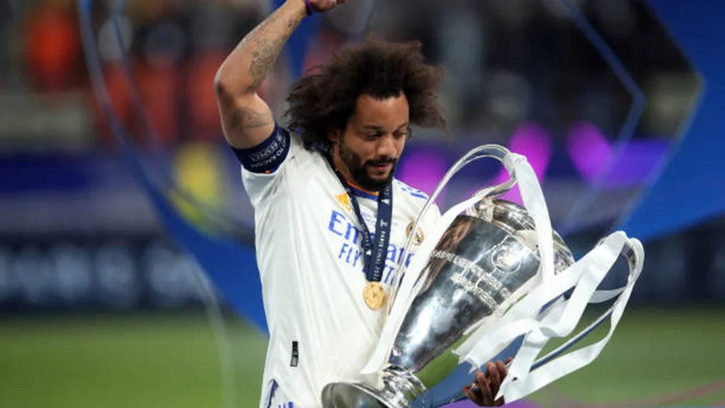 Marcelo Vieira won the Champions League Trophy