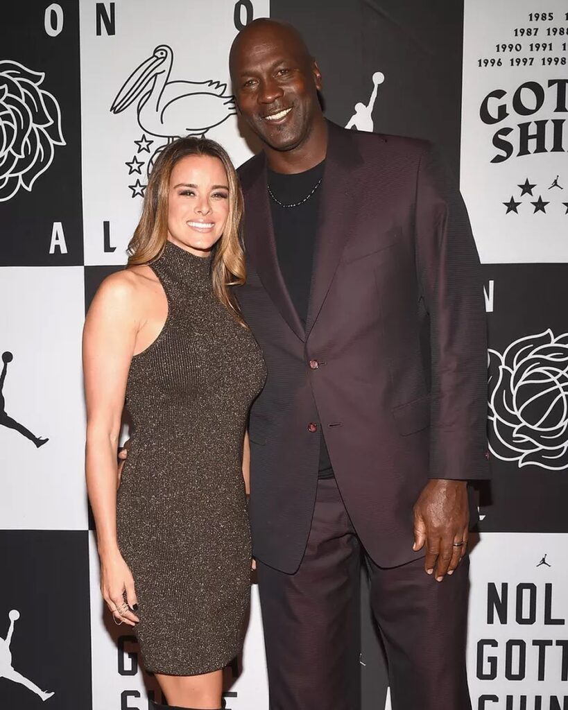Michael Jordan with his current wife Yvette Prieto