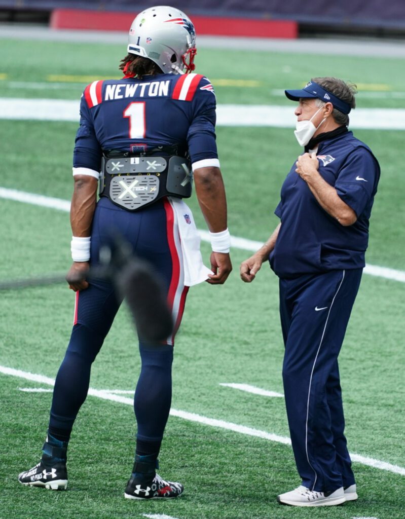 Newton played for Patriots