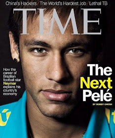 Neymar featured in Time Magazine