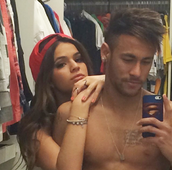 Neymar with Gabriella Lenzi