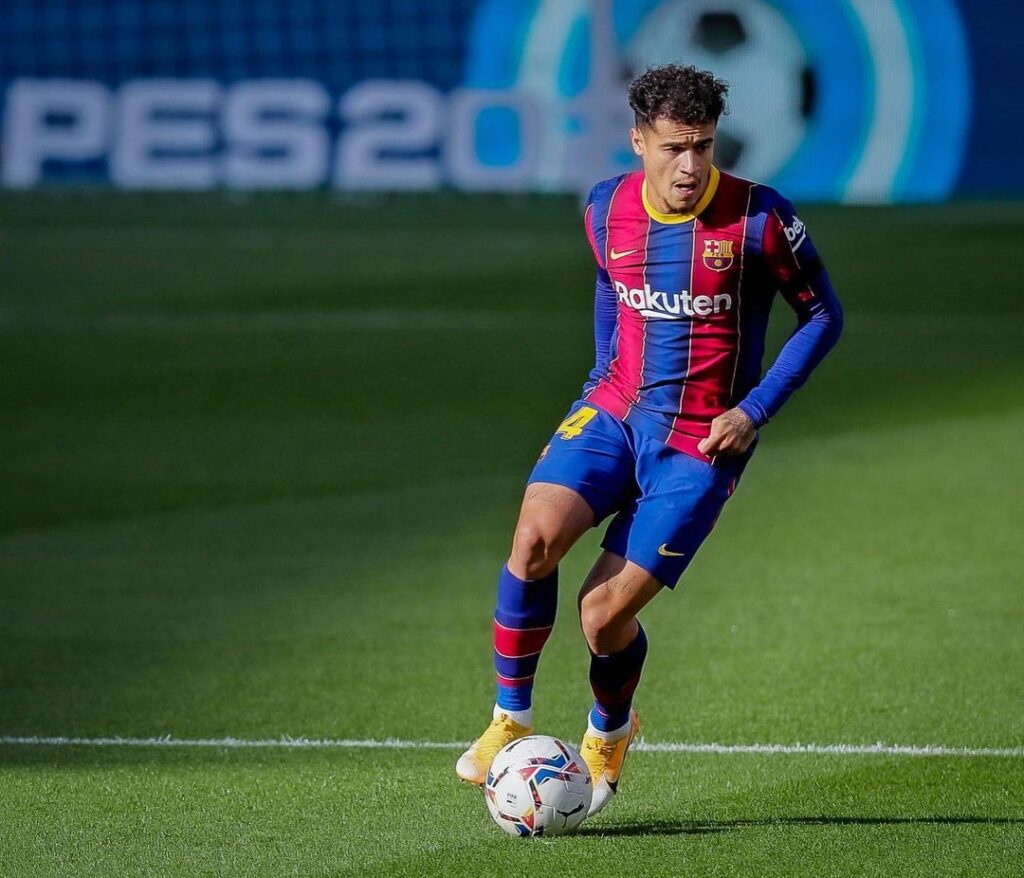 Philippe Coutinho in Barcelona team