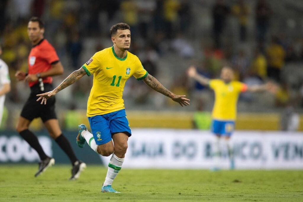 Philippe Coutinho played for Brazil national team