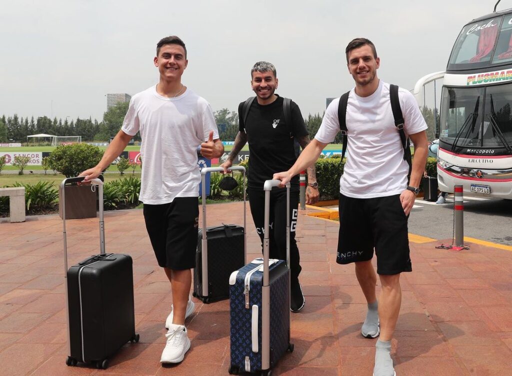 Angel Correa with his Friends