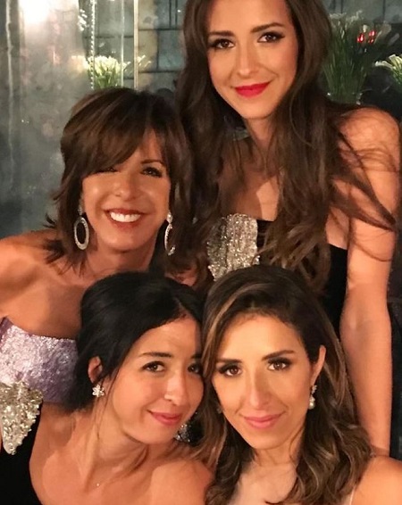 Arielle Charnas with her mother and daughter