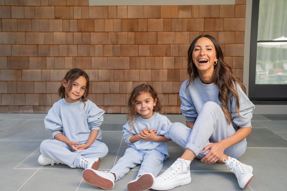 Arielle Charnas with kids