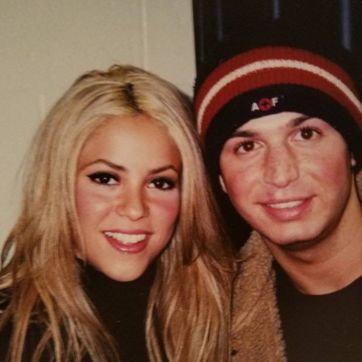 Brandon with Shakira old photo